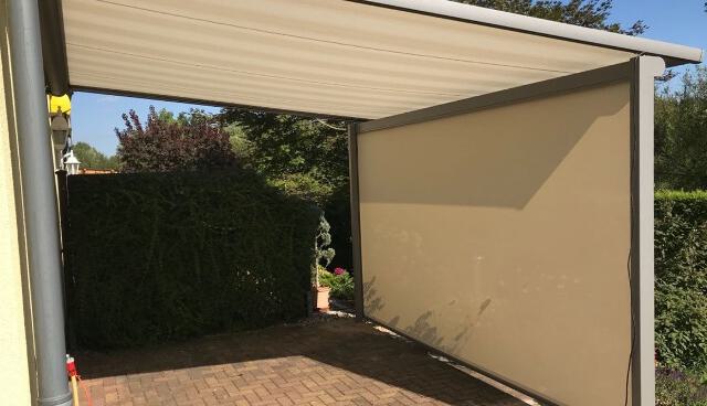 Erhardt Pergolamarkise PMlight Referenz Neuenhagen Hoppegarten