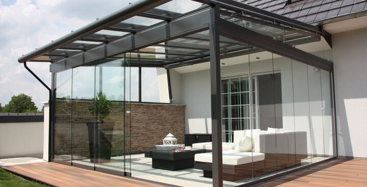 Erhardt T150 Terrassenüberdachung aus Alu