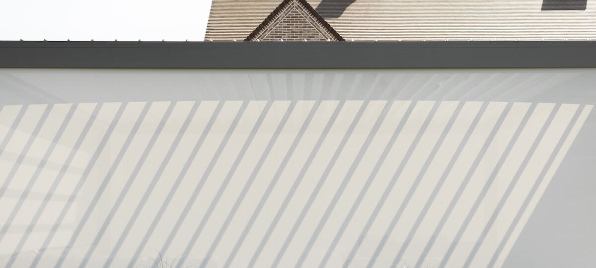 Senkrechtmarkise Fassadenmarkise modernes Design