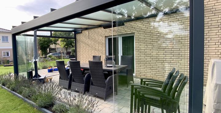 Terrassendachsystem AVANTGARDE von Terrasign