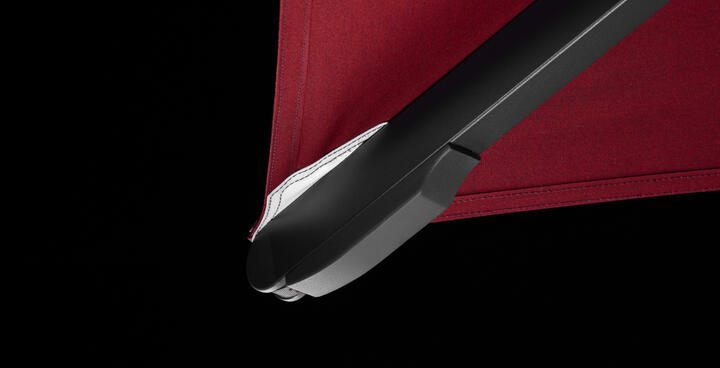 "Detail Bahama® One - Alle tragenden Bauteile aus Aluminium oder Edelstahl."
