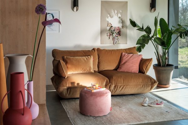 Fatboy Sumo-Sofa Medium I Farbe Velvet-recycled-almond-ambiance Fatboy Sumo-Sofa Medium I Farbe Velvet-recycled-almond-ambiance